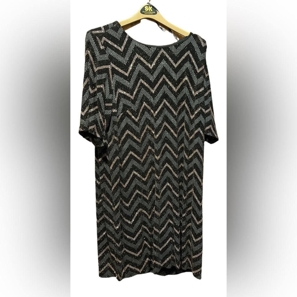 Chic Chevron Patterned Dress